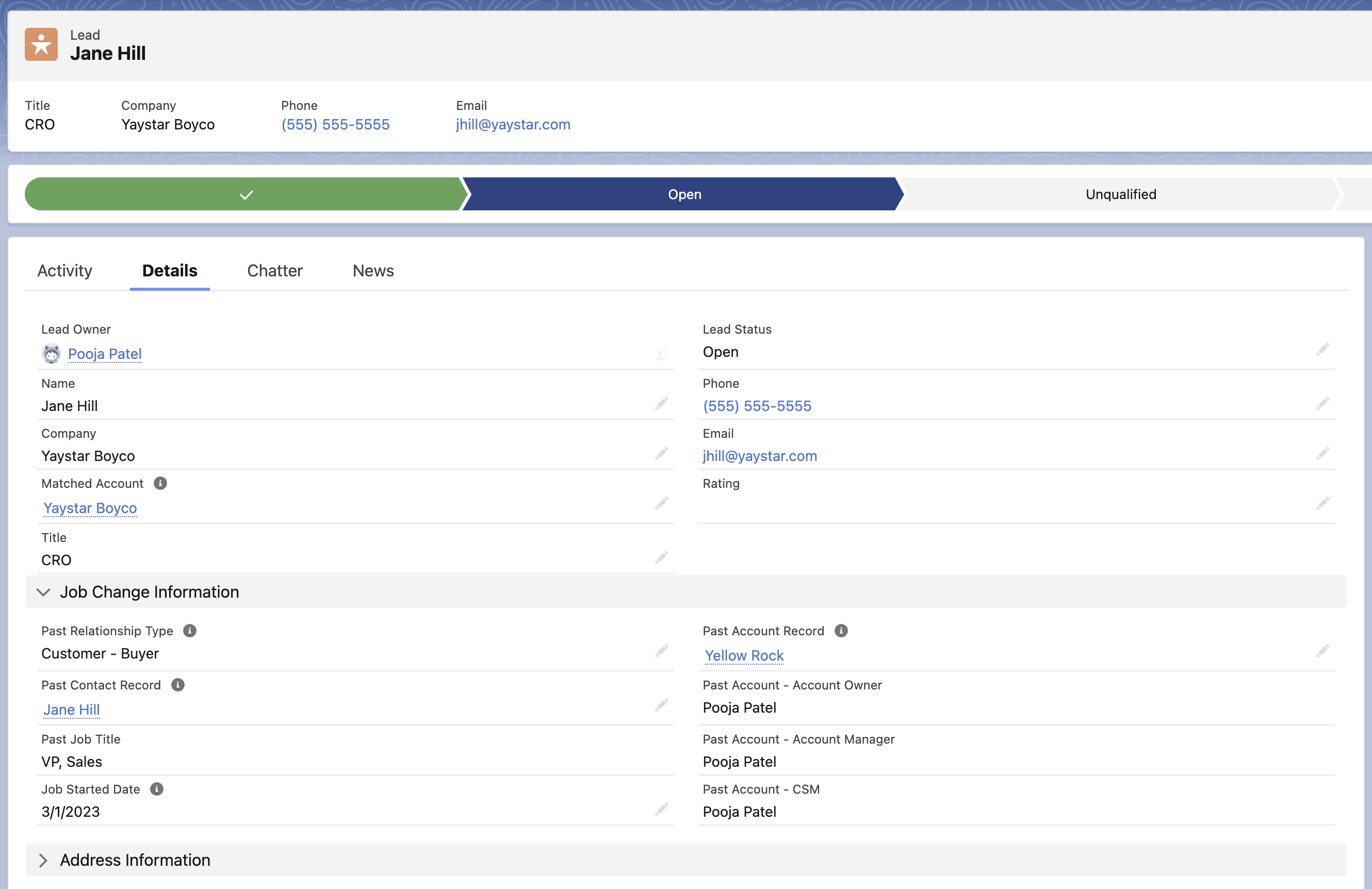 Lean Layer Job Change Record Lean Layer Job Change Record